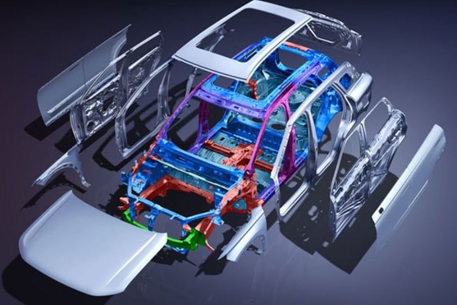 Khung xe chắc chắn an toàn với 80% thép cường lực